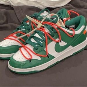Nike off white pine green dunks